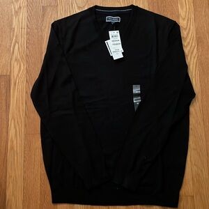 NWT | Club Room Black Merino Wool Blend Sweater | Size M